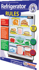 Poster 14 Refrigerator Rules Highfield Training Products