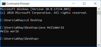how to run a java program in windows 10