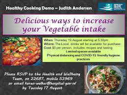 healthy cooking demo flyer judith