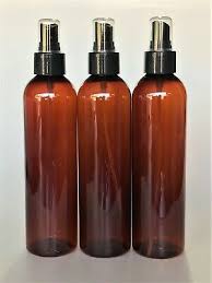 amber plastic pet spray bottle