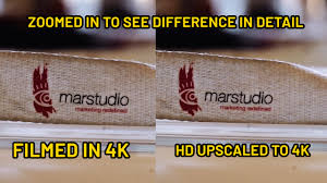 4k uhd vs 1080p hd upscaling to 4k