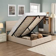 storage queen bed frame uhomepro