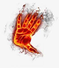 fire hand png visual fire hand editing