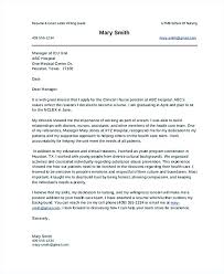 New Nurse Graduate Cover Letter New Nurse Cover Letter Pictures Of