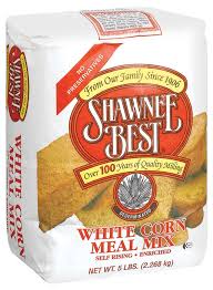 white corn meal mix 5lb bag shawnee