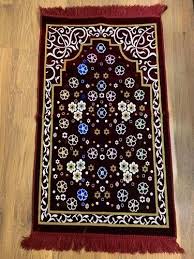 mix colour velvet turkish prayer rug