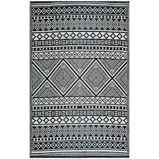beverly rug lightweight black white 6