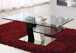 Modern Glass Coffee Table Rectangular