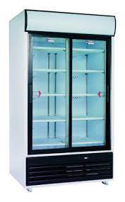 display fridge white 875 liters