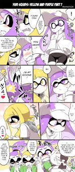 Purple is closely associated with violet. Yuri Squid Yellow And Purple Part 7 Splatoon Know Your Meme