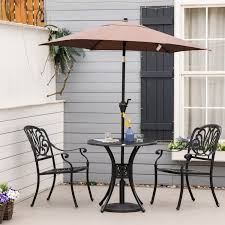 outsunny 30 inch round patio dining