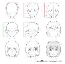 See more ideas about realistic face drawing, face drawing, drawings. How To Draw A Realistic Anime Face Step By Step Animeoutline