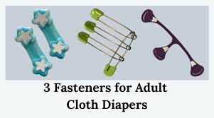 3 fasteners for cloth diapers