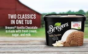 breyers vanilla chocolate ice cream 1