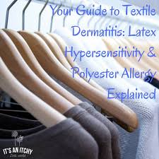 latex hynsitivity polyester allergy