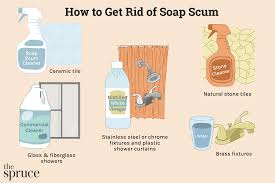 how to clean soap s off of any