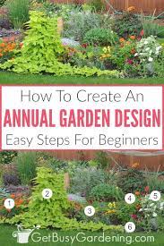 annual flower garden design for