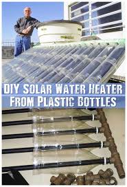 solar water heater from plastic bottles