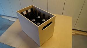 a small beer crate made from birch