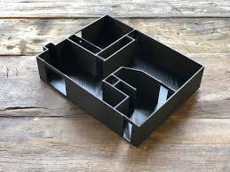 Custom 3d Printed Miniature House Floor
