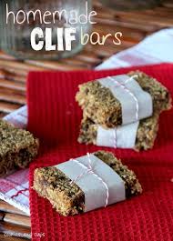homemade clif snack bars cookies and