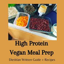 high protein vegan meal prep ian