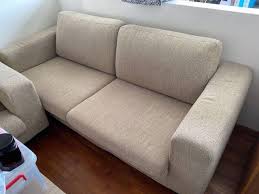 Two Fabric 2 Seater Sofa Furniture