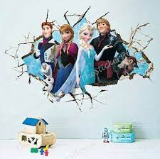 Frozen Elsa Wall Stickers Art Decal