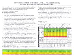 The Asthma Peak Flow Diary A Powerful Tool For Managing Asthma