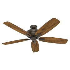 Ceiling fans without lights are the best option for you if you have plenty of lighting in your space but still need a cooling ceiling fan. Hunter Regalia Ii 60 In New Bronze Led Indoor Ceiling Fan 5 Blade In The Ceiling Fans Department At Lowes Com