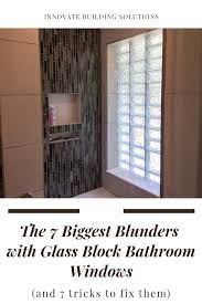 glass block bathroom shower windows