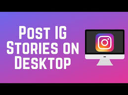 post insram stories on desktop