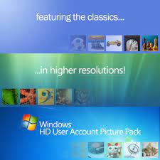 windows hd user account picture pack by