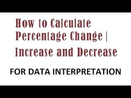 how to calculate percene increase in