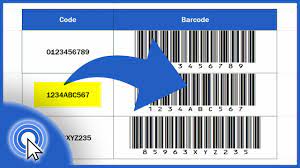 how to create barcodes in excel the