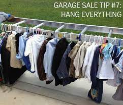 See more ideas about clothing rack, diy clothes rack, yard sale clothes rack. How Do It On Twitter Garage Sale Tips Garage Sale Organization Yard Sale Display