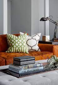 orange couch photos design ideas
