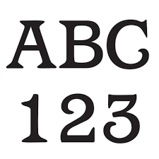 Vinyl Letters And Numbers Kit