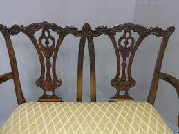 Very Pretty Mahogany Two Seater Settee