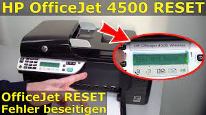 HP OfficeJet 4500 Reset - Factory - zurücksetzen - [gelöst] - YouTube