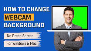 how to change webcam background for