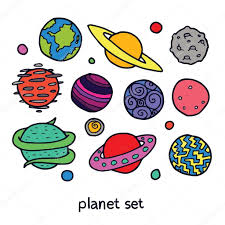 Resultado de imagen de planetas dibujo