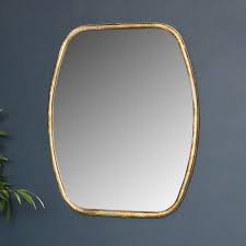 Rustic Gold Framed Wall Mirror