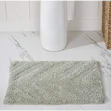 cotton rectangle 3 piece bath rug set