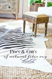 pro s and con s of natural fiber rugs