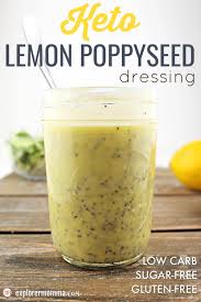 keto salad dressing lemon poppy seed