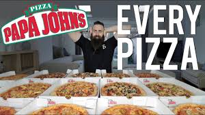one man vs every papa john s pizza beardfood
