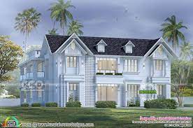Model Sloping Roof 5 Bedroom House