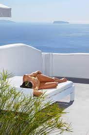 Mediteranique — Sunbathing on a private terrace with mesmerising...