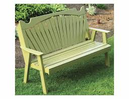 wood fanback garden bench 4 5 or 6